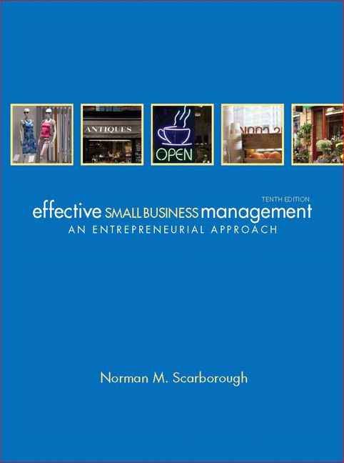 Effective Small Business Management, 10th edition