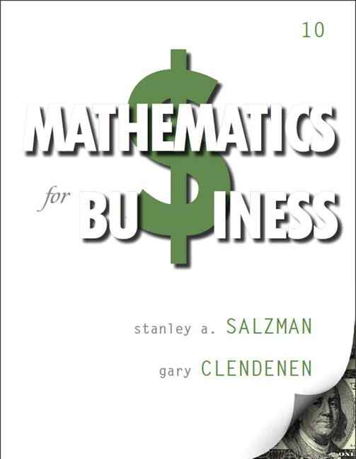 Mathematics for Business, 10th Edition