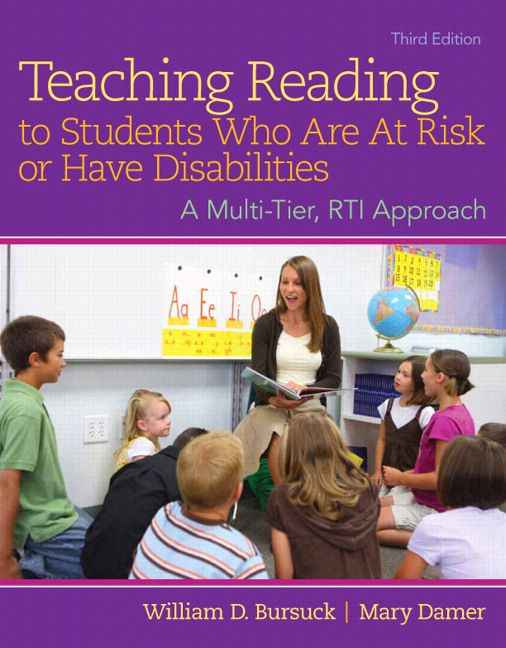 Teaching Reading to Students Who Are At Risk or Have Disabilities