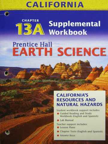 Earth Science Chapter 13A Supplemental Workbook (CA)(P)