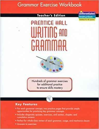 Writing and Grammar: Grammar Exercise Workbook, Teachers Edition