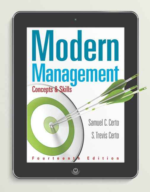 Modern Management: Concepts and Skills, 14th Edition