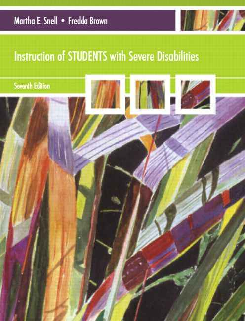 Instruction of Students with Severe Disabilities, 7th Edition