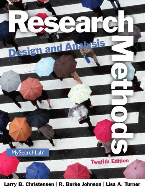 Research Methods, Design, and Analysis, 12th Edition