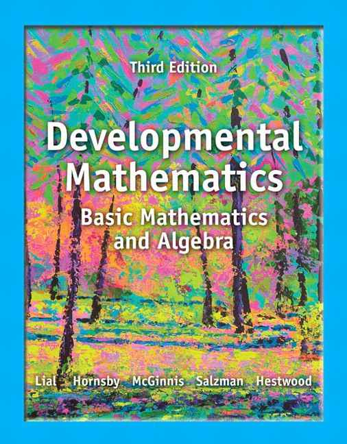 Annotated Instructors Edition for Developmental Mathematics: Basic Mathematics and Algebra, 3/E