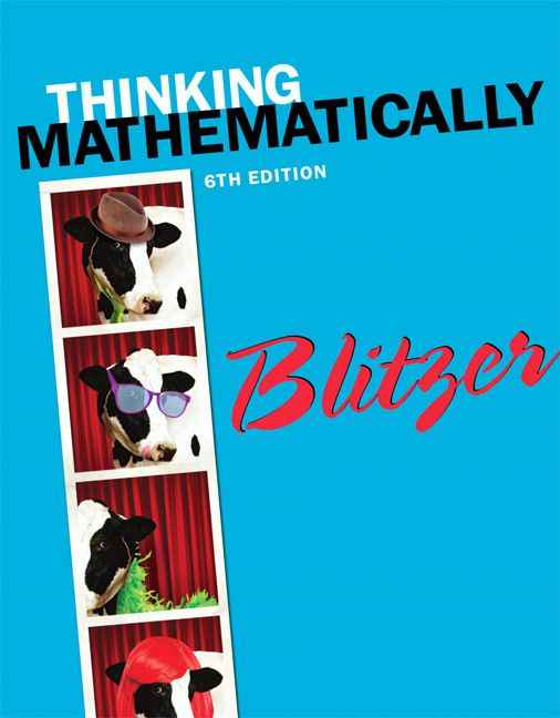 Annotated Instructors Edition for Thinking Mathematically, 6th Edition