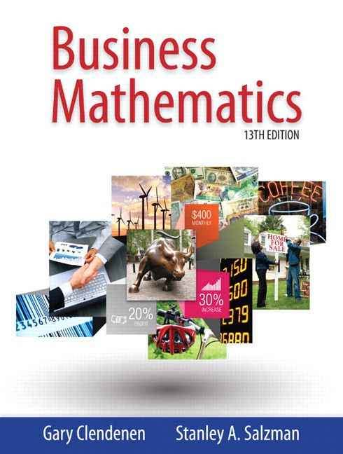 Business Mathematics, 13th Edition