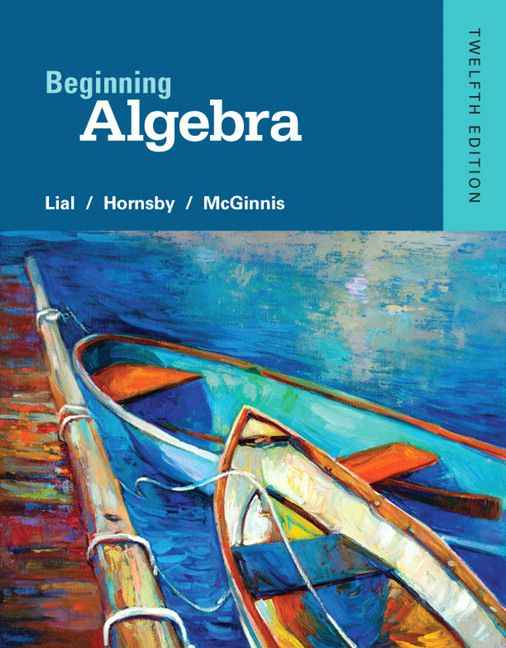 Beginning Algebra, 12th Edition