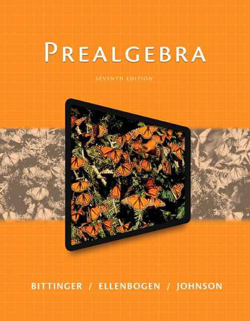 Prealgebra, 7th Edition