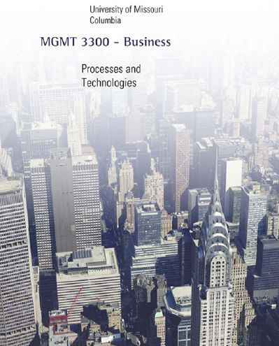 Business Processes and Technologies