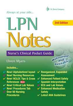 LPN Notes: Nurse's Clinical Pocket Guide, 3rd