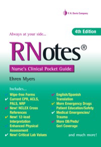 RN Notes : Nurses' Clinical Pocket Guide, 4th