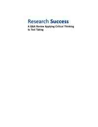 Research Success A Q, 1st