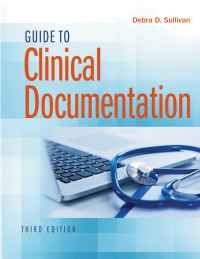 Guide to Clinical Documentation, 3rd