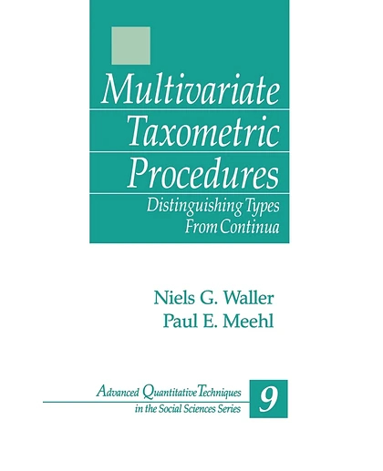 Multivariate Taxometric Procedures: Distinguishing Types from Continua, 1st Edition