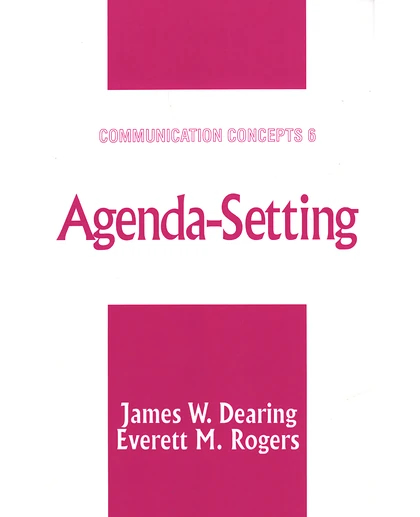 Agenda-Setting:, Volume 6