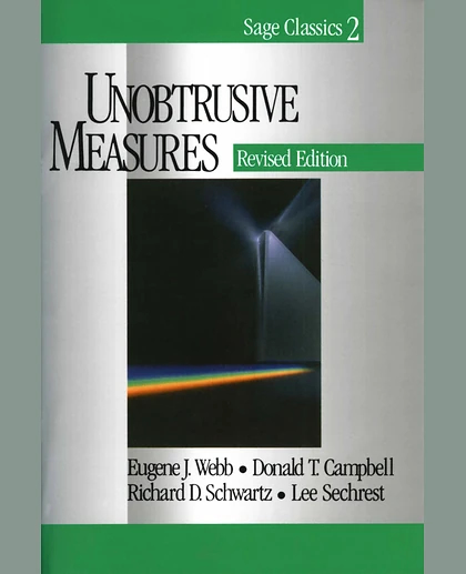 Unobtrusive Measures:, Volume 2