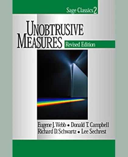 Unobtrusive Measures, 1st Edition