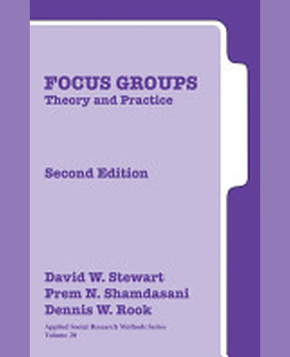 Focus Groups: Theory and Practice