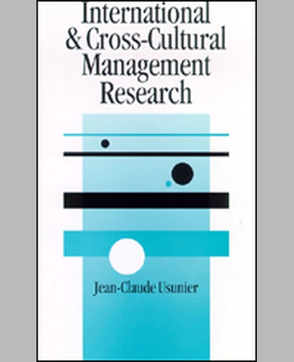 International and Cross-Cultural Management Research