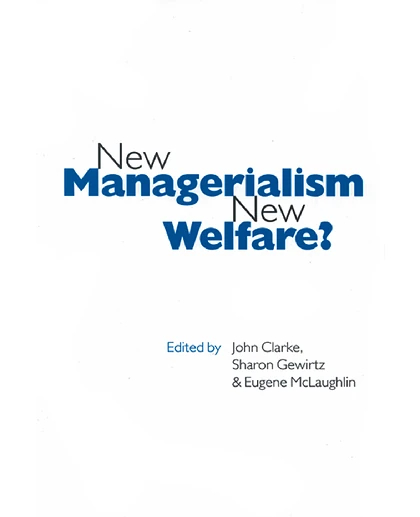 New Managerialism, New Welfare?, 1st Edition