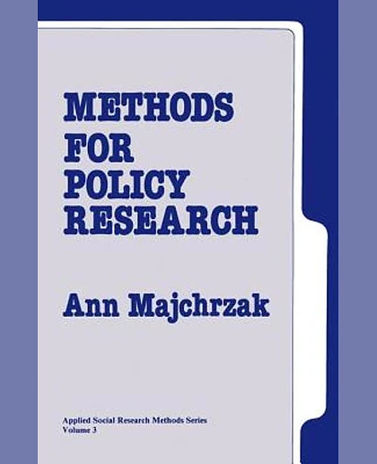 Methods for Policy Research