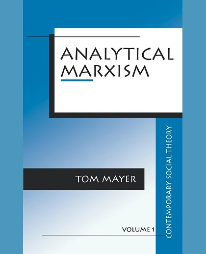 Analytical Marxism, 1st Edition