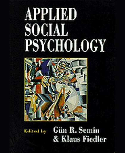 Applied Social Psychology, 1st Edition