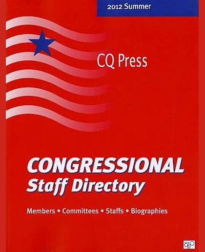 Congressional Staff Directory 2012/summer.