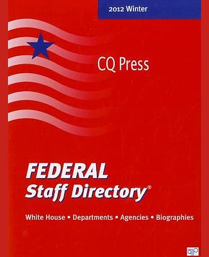 Federal Staff Directory 2012/winter.