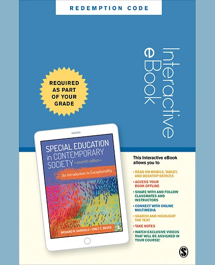 Special Education in Contemporary Society - Interactive EBook: An Introduction to Exceptionality