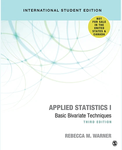 Applied Statistics I - International Student Edition: Basic Bivariate Techniques, 3rd Edition