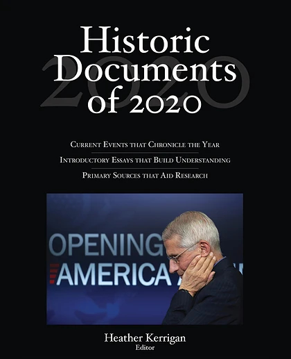 Historic Documents of 2020, 1st Edition