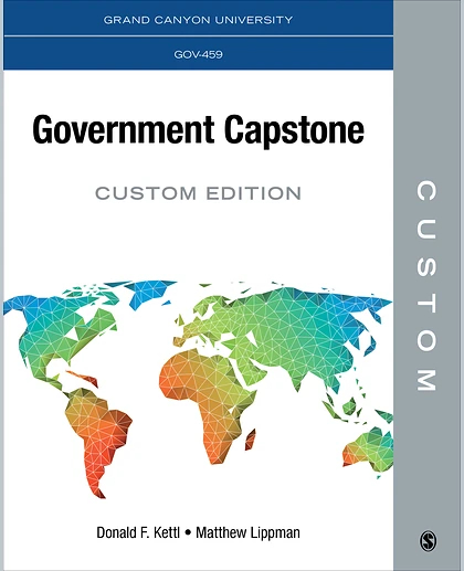 Custom: Grand Canyon University GOV-459 Government Capstone Custom Electronic Edition