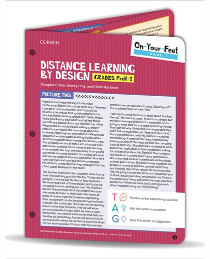 On-Your-Feet Guide: Distance Learning by Design, Grades PreK-2