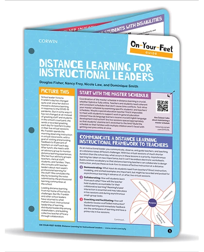 On-Your-Feet Guide: Distance Learning for Instructional Leaders