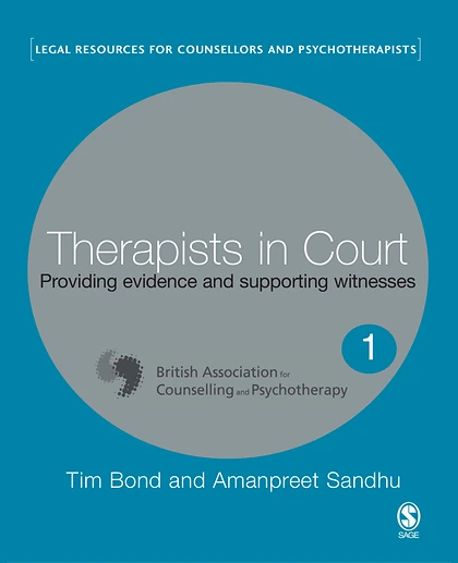Therapists in Court: Providing Evidence and Supporting Witnesses