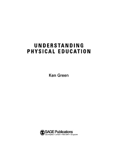Understanding Physical Education
