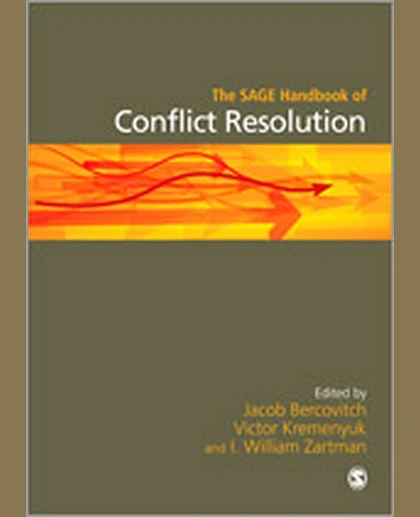 The SAGE Handbook of Conflict Resolution, 1st Edition
