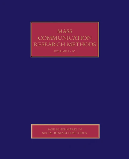 Mass Communication Research Methods, 1st Edition