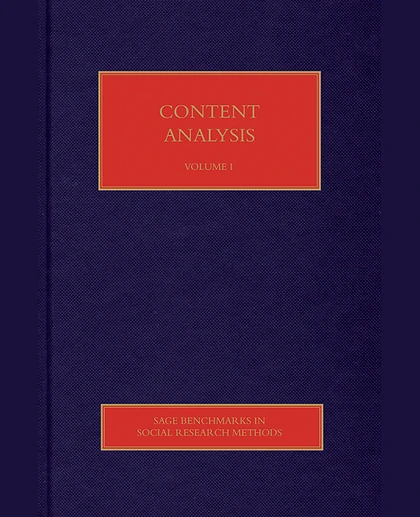 Content Analysis, 1st Edition