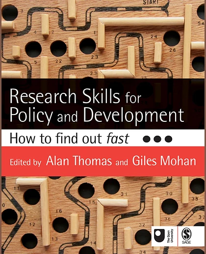 Research Skills for Policy and Development: How to Find Out Fast, 1st Edition