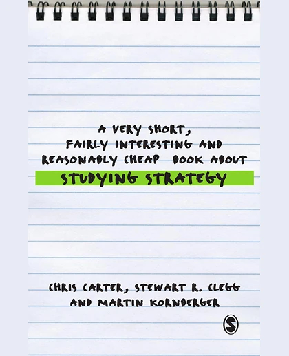 A Very Short, Fairly Interesting and Reasonably Cheap Book About Studying Strategy