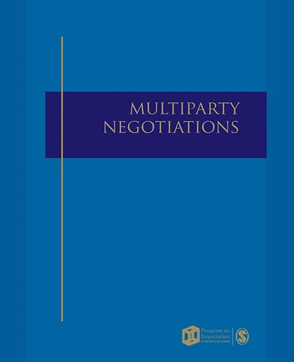 Multiparty Negotiation, 1st Edition