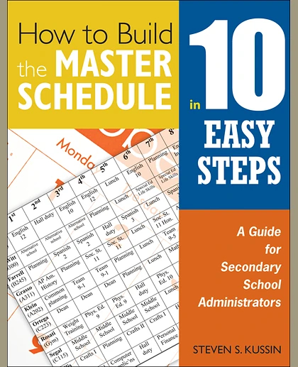 How to Build the Master Schedule in 10 Easy Steps: A Guide for Secondary School Administrators