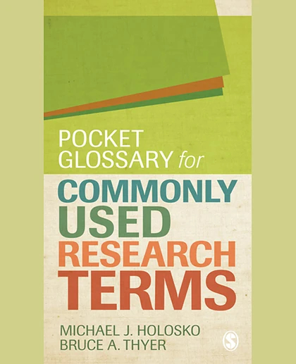 Pocket Glossary for Commonly Used Research Terms, 1st Edition