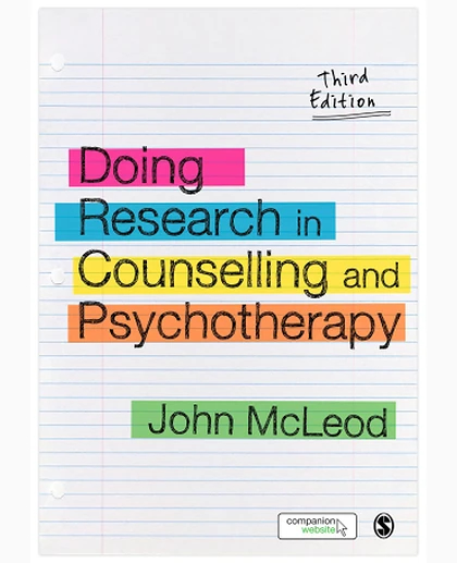 Doing Research in Counselling and Psychotherapy, 3rd Edition