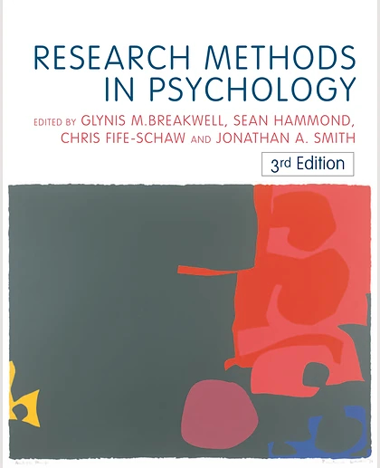 Research Methods in Psychology, 3rd Edition