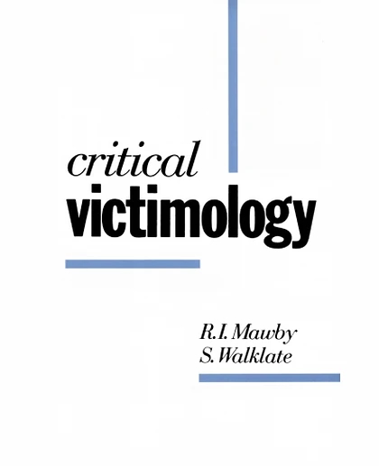 Critical Victimology: International Perspectives, 1st Edition