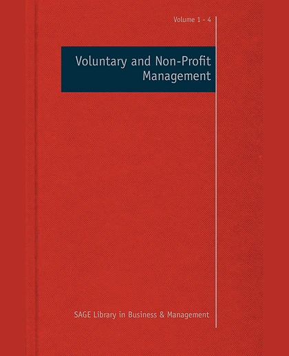 Voluntary and Non-Profit Management, 1st Edition